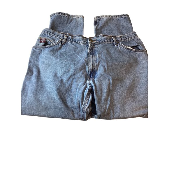 Men's Diamond Cut Relaxed Duck Hunting Blue Jeans *Macks Prairie Wings*44x32 - Picture 4 of 7